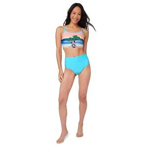 Disney Parks Minnie Mouse Women's 3XL Two-Piece Swimsuit Bikini Tropical Resort